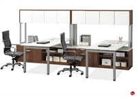 Picture of COPTI Contemporary 2 Person L Shape Office Desk Workstation