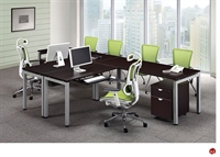 Picture of COPTI Contemporary 2 Person L Shape Office Desk Workstation