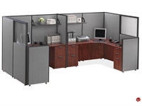 Picture of COPTI 2 Person L Shape Office Cubicle Workstation