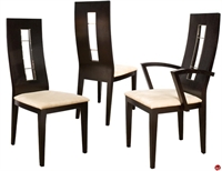 Picture of COX Contemporary Veneer Wood Dining Chairs, Set of 3
