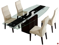 Picture of COX Contemproray Glass Top Extendable Conference Table with Chairs