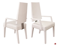 Picture of COX Contemporary White Wood Dining Arm Chair, Set of 2