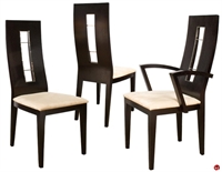 Picture of COX Contemporary Wood Dining Arm Armless Chair, Set of 3