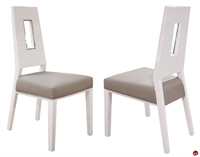 Picture of COX Contemporary White Wood Dining Armless Chair, Set of 2