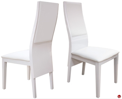 Picture of COX Contempoary White Wood Dining Armless Chair, Set of 2