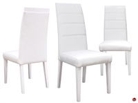 Picture of COX Contemporary White Wood Dining Armless Chair, Set of 3