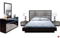 Picture of COX Contemporary Bedrooom Suite, Dresser Mirror with Nightsand