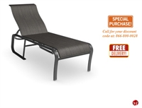 Picture of Homecrest Kashton Aluminum Outdoor Sling Adjustable Chaise