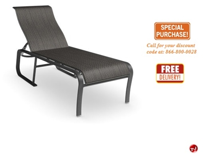 Picture of Homecrest Kashton Aluminum Outdoor Sling Adjustable Chaise