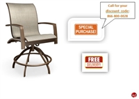 Picture of Homecrest Mirage Aluminum Outdoor Sling Swivel Rocker Stool Chair