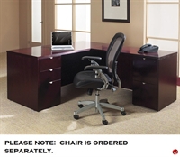 Picture of QSP Veneer L Shape Office Desk Workstation
