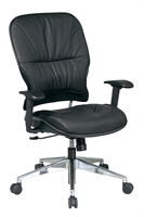 Picture of Ergomomic Mid Back Leather Office Task Chair