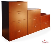 Picture of PEBLO Custom 2 Drawer, 3 Drawer and 4 Drawer Laminate Lateral File Cabinets