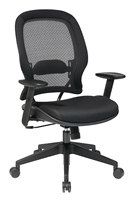 Picture of Ergomonic Mid Back Office Mesh Chair with Adjustable Lumbar Support