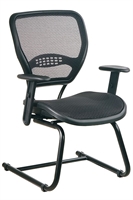 Picture of Sled Base Guest Visitor Mesh Arm Chair
