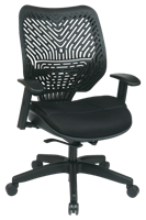 Picture of Ergonomic Office Task Mesh Chair, Plastic Back