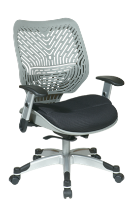 Picture of Ergonomic Office Task Mesh Chair, Plastic Back