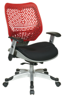 Picture of Ergonomic Office Task Mesh Chair, Plastic Back