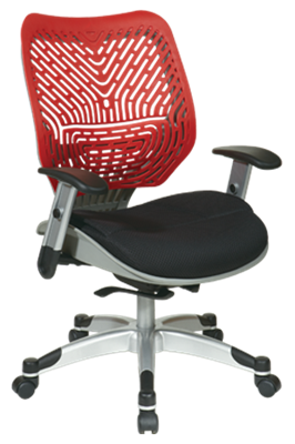 Picture of Ergonomic Office Task Mesh Chair, Plastic Back