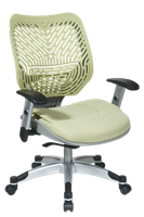 Picture of Ergonomic Office Task Mesh Chair, Plastic Back