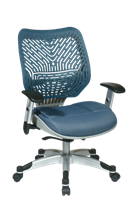 Picture of Ergonomic Office Task Mesh Chair, Plastic Back