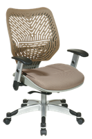 Picture of Ergonomic Office Task Mesh Chair, Plastic Back