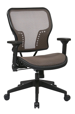 Picture of Ergonomic Mid Back Office Task Mesh Chair with Adjustable Arms