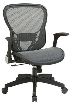 Picture of Ergonomic Mid Back Office Task Mesh Chair with Adjustable Lumbar