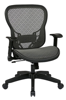 Picture of Ergonomic Mid Back Office Task Mesh Chair with Adjustable Lumbar