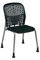 Picture of Ergonomic Heavy Duty Armless Plastic Stack Chair, Pack of 2