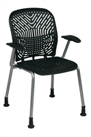 Picture of Ergonomic Heavy Duty Plastic Guest Visitor Chair, Pack of 2