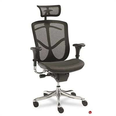 Picture of High Back Ergonomic Office Mesh Chair with Headrest