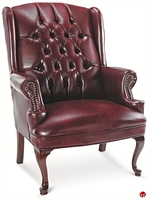 Picture of Traditional High Back Tufted Wing Chair