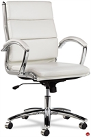 Picture of Contemporary Mid Back White Office Conference Chair