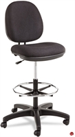 Picture of Mid Back Armless Office Task Footring Stool with Contour Seat