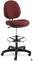 Picture of Mid Back Armless Office Task Footring Stool Chair