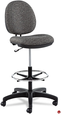 Picture of Mid Back Armless Office Task Footring Stool Chair