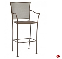 Picture of GRID Outdoor Wrought Iron Barstool Chair