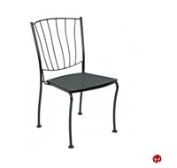 Picture of GRID Outdoor Wrought Iron Armless Stack Chair