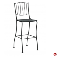 Picture of GRID Outdoor Wrought Iron Armless Barstool