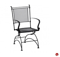 Picture of GRID Outdoor Wrought Iron Movement Dining Arm Chair