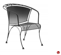 Picture of GRID Outdoor Wrought Iron Dining Arm Chair