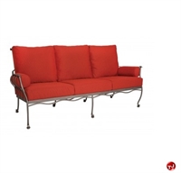 Picture of GRID Outdoor Wrought Iron 3 Seat Sofa with Padded Cushion