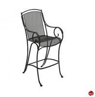 Picture of GRID Outdoor Wrought Iron Barstool Chair