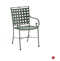 Picture of GRID Outdoor Wrought Iron Dining Arm Chair