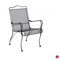 Picture of GRID Outdoor Wrought Iron Dining Arm Chair