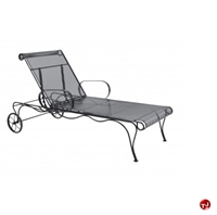 Picture of GRID Outdoor Wrought Iron Adjustable Chaise Lounge