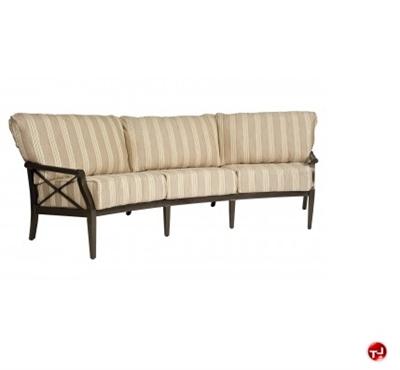 Picture of GRID Outdoor Aluminum 3 Seat Sofa with Padded Cushion