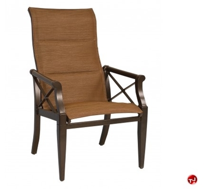 Picture of GRID Outdoor Aluminum High Back Dining Arm Chair