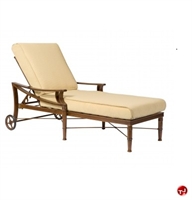 Picture of GRID Outdoor Aluminum Padded Cushion Adjustable Chaise Lounge